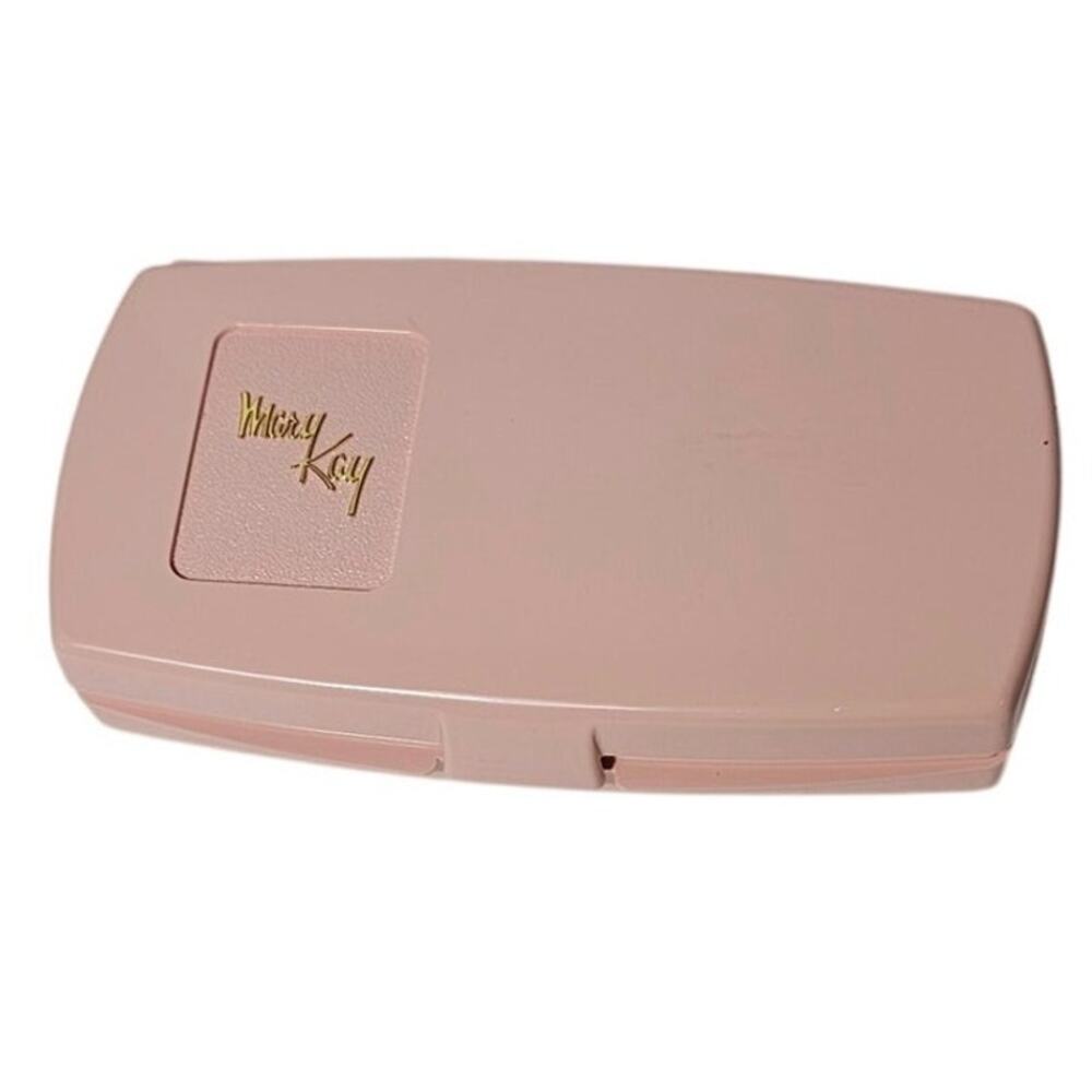 Vintage 80s Mary Kay Palette Compact Refillable Pink Mirror Unused